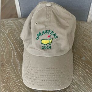 Master’s golf tournament 2014 khaki baseball cap